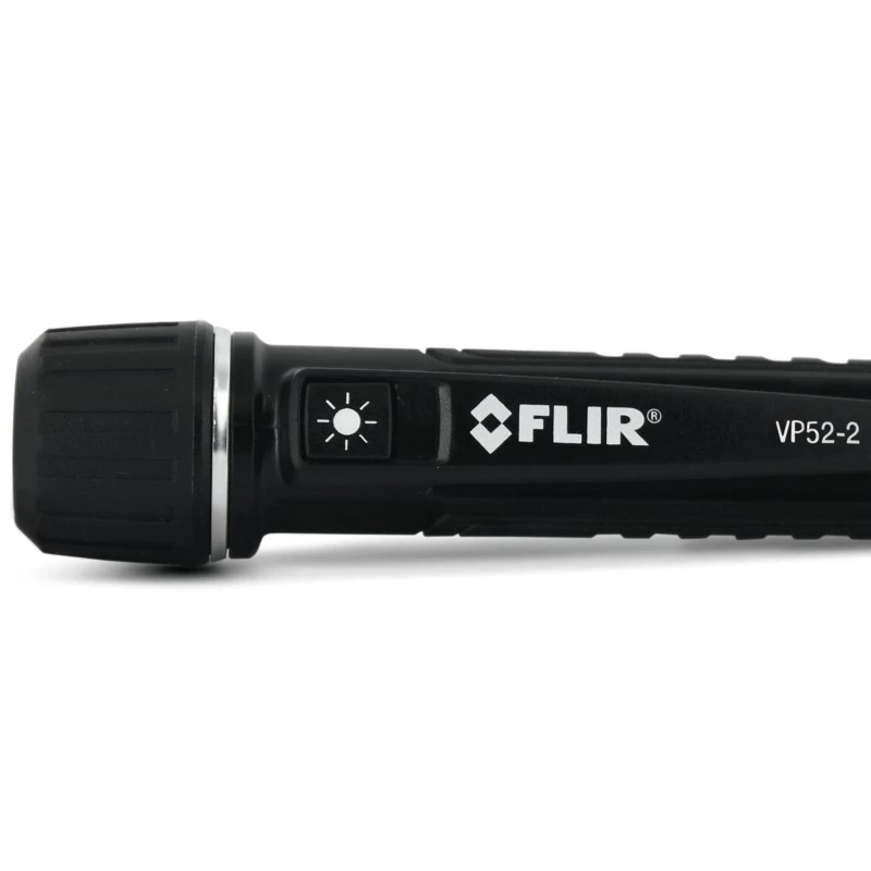 FLIR VP52-2 bekontaktis įtampos indikatorius CAT IV 1000 V LED, vibracija, garsinis, Pocket Black