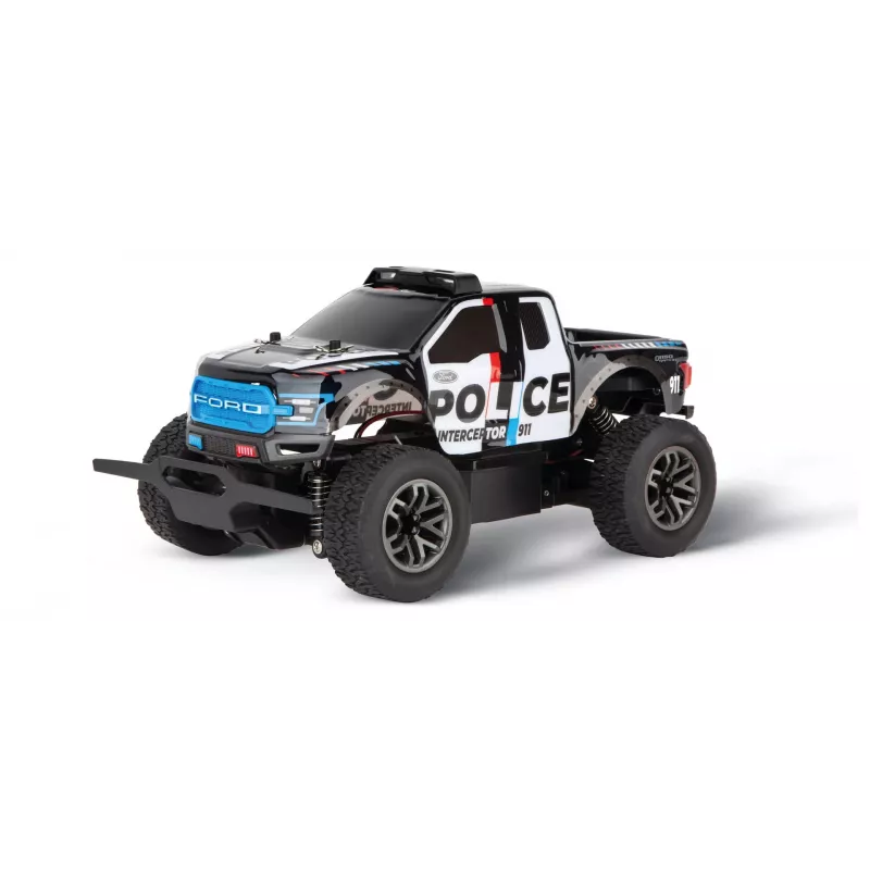 Valdomas automobilis CARRERA Ford F-150 Raptor Policija 2,4 GHz RC modelis