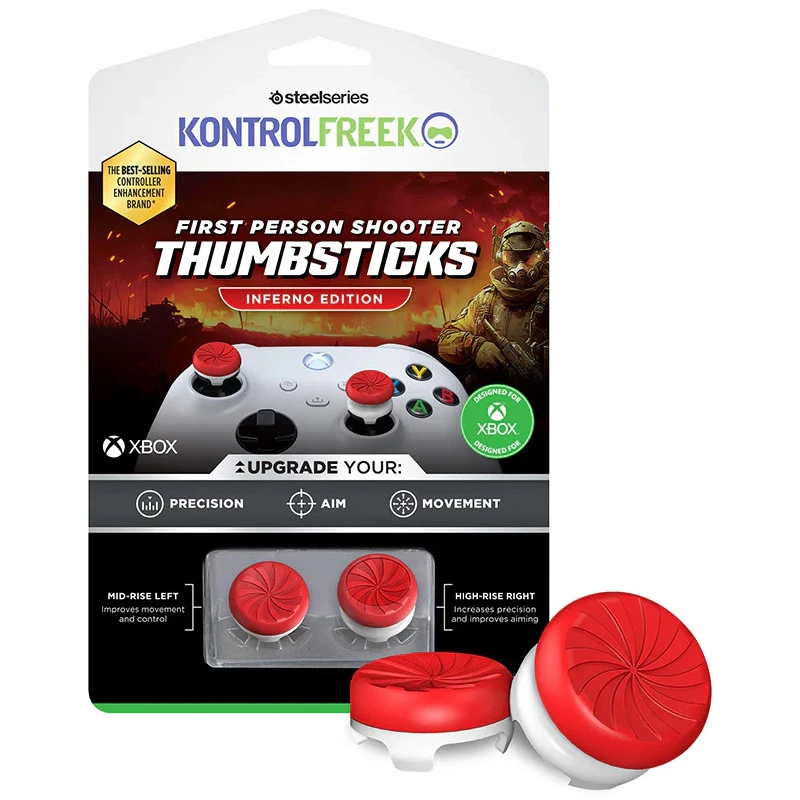 Analoginių svirčių rankenėlės Steelseries 6150-XBX Raudona Xbox One Series S X