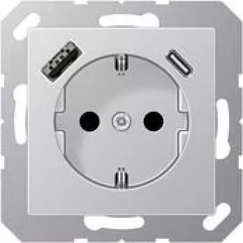 Kištukinis lizdas JUNG A1520-15CAAL, F tipas, 16 A, 50/60 Hz, IP20