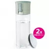 Vandens butelis daugkartinis BRITA Fill&Go Vital 600 ml su integruotu MicroDisc filtru, Žalias