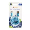 Sbox USB->Type-C laidas M/M 1,5 m CTYPE-1.5BL Mėlyna
