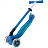 Paspirtukas Primo Foldable Plus Lights, tamsiai mėlynas/turquoise