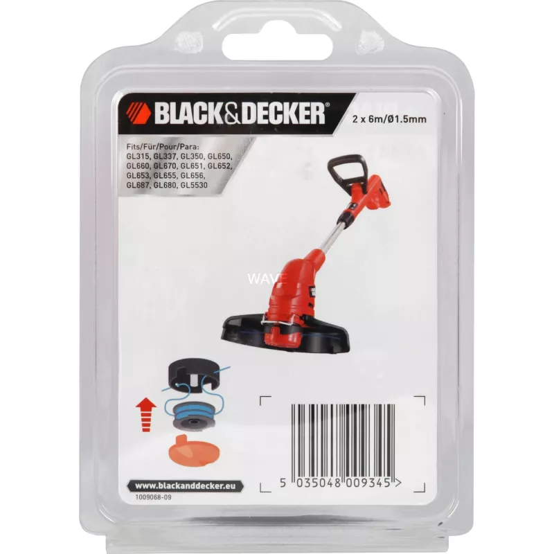 Pjovimo galvutės ritė Black & Decker A6441-XJ