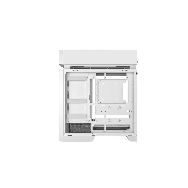 Korpusas DeepCool CL660 WH White — ATX/Micro-ATX/Mini-ITX, grūdintas stiklas, palaiko ATX/PS2/SFX/SFX‑L maitinimo šaltinius