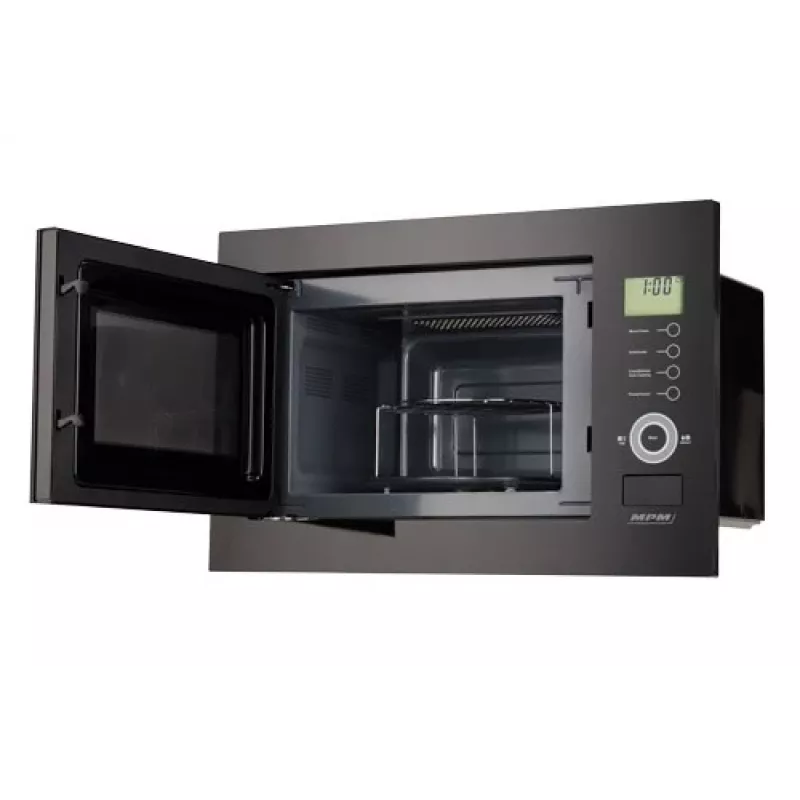 MPM-25-KMI-01 Įmontuojama mikrobangų krosnelė 25 L 900 W Juoda