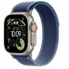 Išmanusis laikrodis Apple Watch Ultra 3 GPS + Cellular 49mm Titano natūralus korpusas Mėlyna juosta M/L