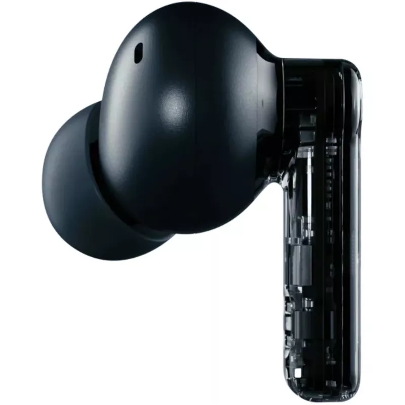„Nothing Ear“ belaidės ausinės TWS, įterpiamos, skambučiams/muzikai, Bluetooth, juodos – permatomos (A10600061)