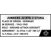 Konstruktorius Cobi Blocks Junkers JU 87G-2 Stuka 571 dalių modelio rinkinys