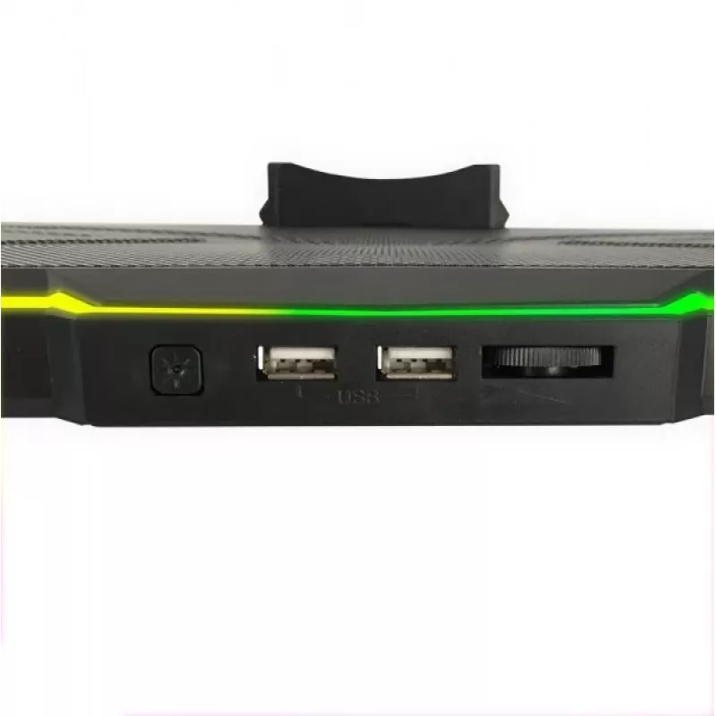 Aušintuvas nešiojamam kompiuteriui ESPERANZA EGC110 43,2 cm (17 colių), 1 ventiliatorius 18 cm, 800 RPM, 63 CFM, USB 2.0, juodas
