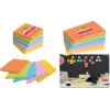 Post-it Super Sticky Notes Boost Collection lipnūs lapeliai ekstra stiprūs, įvairių spalvų, 5 blokai (7100258933)
