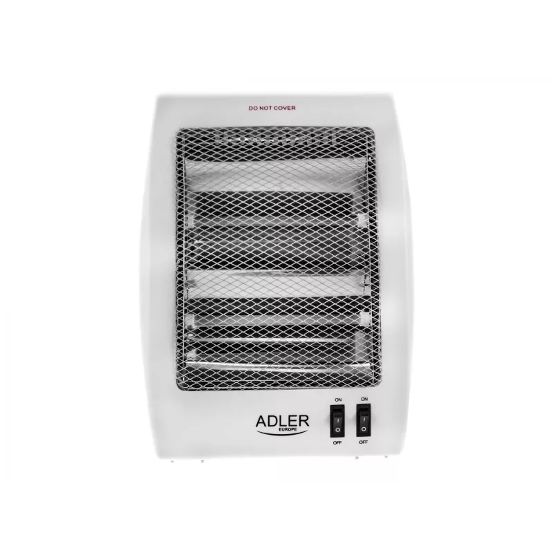 Adler AD 7709 Halogeninis šildytuvas | 800 W | 2 galios lygiai | Baltas