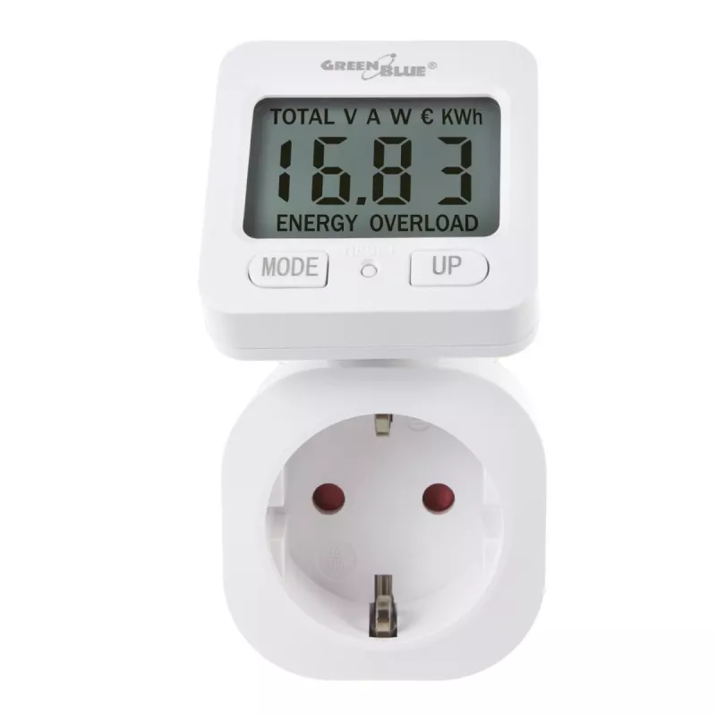 Wattmeter energymeter GB615E GreenBlue – elektros energijos matuoklis
