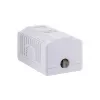 Lanberg OU5-0001-W RJ-45 lizdinė dėžutė balta