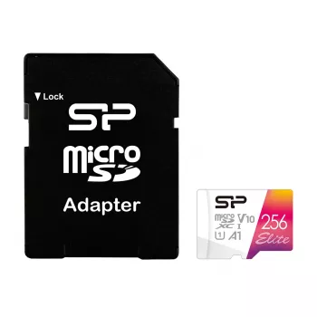 Flash atmintis Silicon Power 256GB MicroSDXC UHS-I Elite