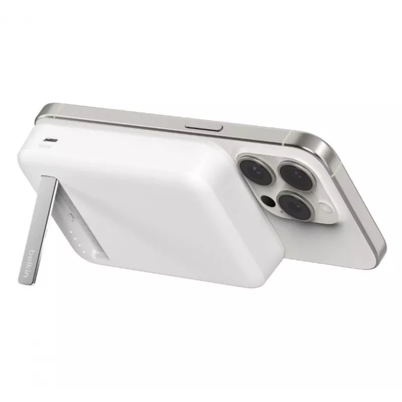 Nešiojamas belaidis įkroviklis Belkin BoostCharge Pro 15W, 10 000 mAh, baltas