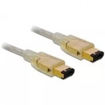 FireWire A/A laidas DeLOCK 1.0 m pilka