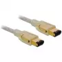 FireWire A/A laidas DeLOCK 1.0 m pilka