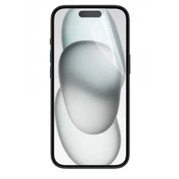 Mobilis 036310 skaidri apsauginė plėvelė iPhone 15 Pro atspari įbrėžimams ir smūgiams
