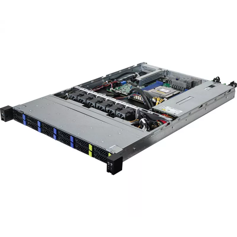 ASRock 1U8S4E-GENOA/2T serverinis barebone SoC lizdas SP5 (LGA 6096) stelažinis (1U)