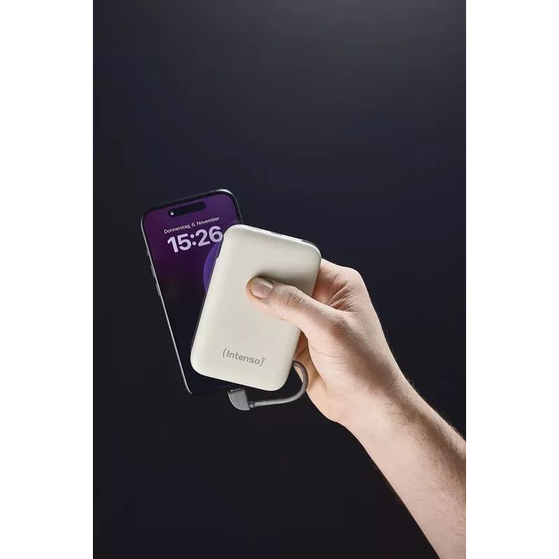 Intenso S10000 nešiojamas maitinimo blokas 10000 mAh smėlio spalvos 7333031