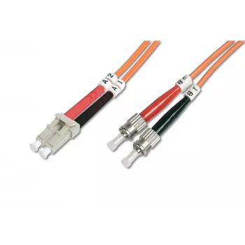 Fiber optinis kelių režimų jungiamasis laidas LC–ST 10 m OM2 I-VH