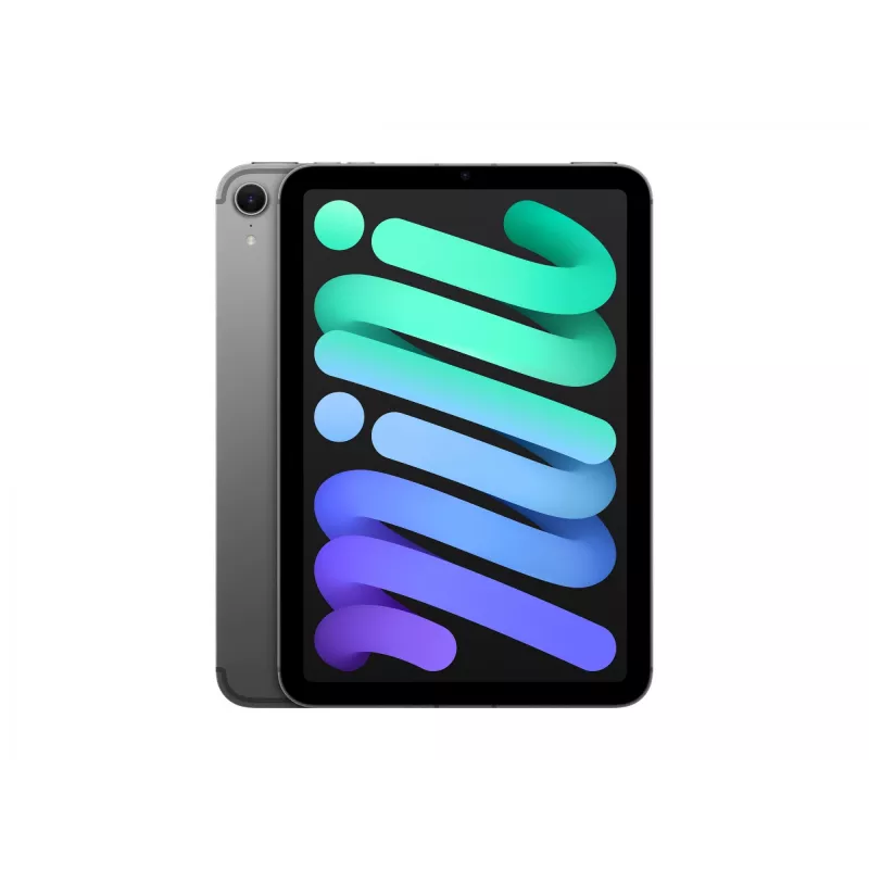 Apple iPad mini A17 Pro Wi-Fi + Cellular – Planšetinis kompiuteris – 128 GB – 21,1 cm (8,3 col.) IPS (2266 × 1488) – 3G, 4G, 5G – Kosminė pilka (MXPN3NF/A)