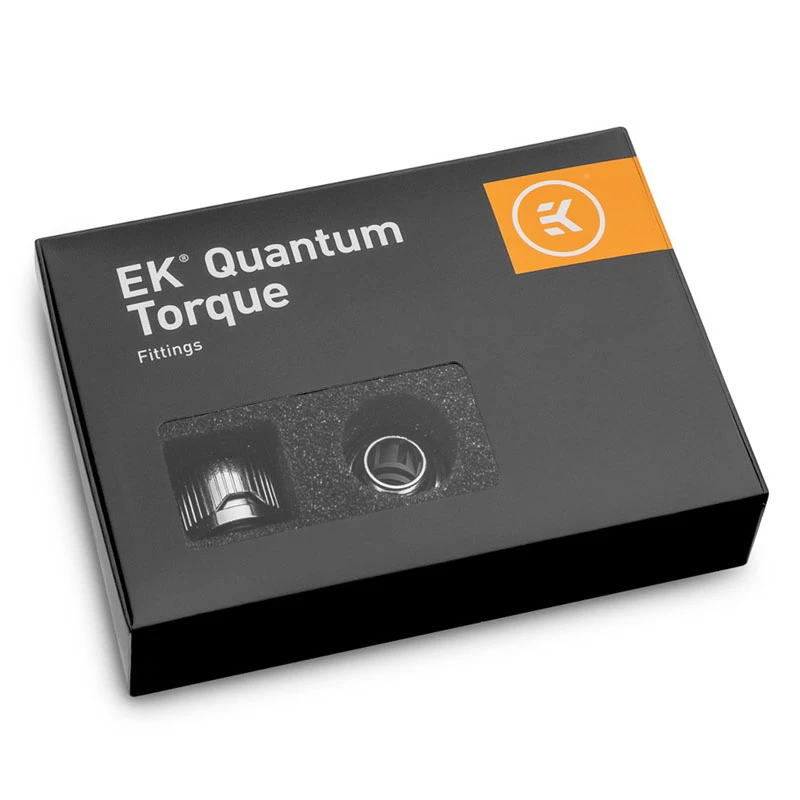 EK Water Blocks EK-Quantum Torque 6-Pack HDC 12 Torx veržliarakčio galvutė sidabrinė 1/4 colio 6 vnt.