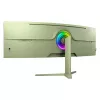 Išlenktas kompiuterio monitorius Arozzi Nova 49 colių (124,5 cm) Dual QHD 5120×1440 LED VA, 4 ms, Žalias
