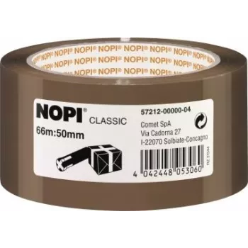 Pakavimo juosta Tesa NOPI Pack Classic 66 m × 50 mm, ruda