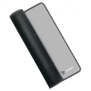 Žaidimų pelės kilimėlis SAVIO Turbo Dynamic S – Pilka, 250×250 mm, 2 mm storis, susiūti kraštai, neslystanti guminė bazė