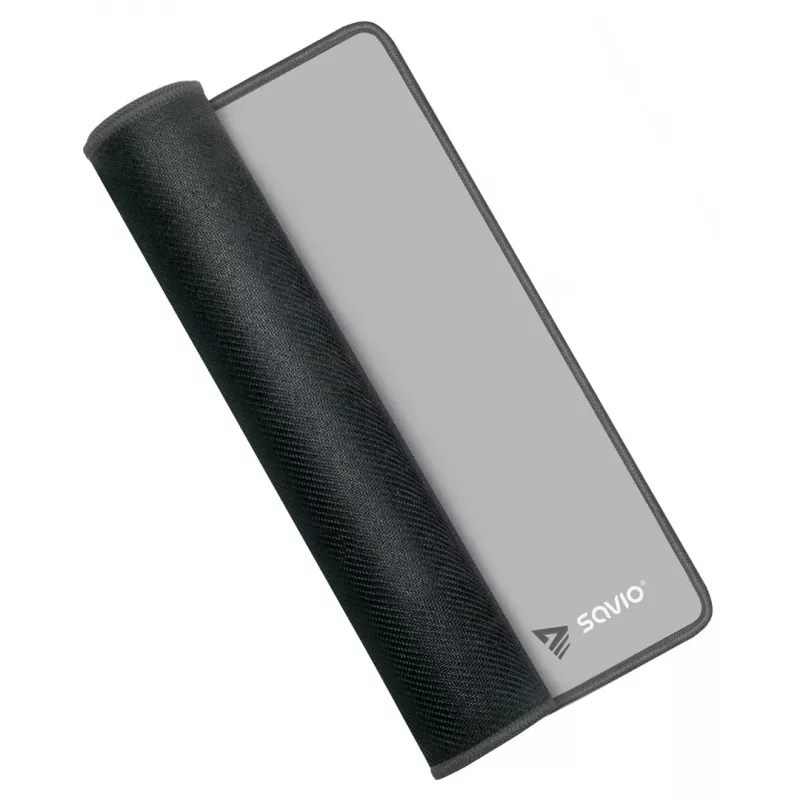 Žaidimų pelės kilimėlis SAVIO Turbo Dynamic S – Pilka, 250×250 mm, 2 mm storis, susiūti kraštai, neslystanti guminė bazė