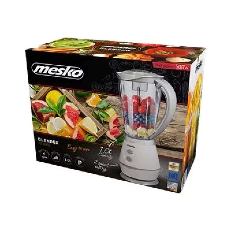 Stalinis blenderis Mesko MS 4060g 500 W 1 l Pilka