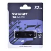 USB atmintinė PATRIOT Xporter 32 GB USB Type-A 3.2 Gen 1, skaitymas 80 MB/s, slankioji konstrukcija, juoda