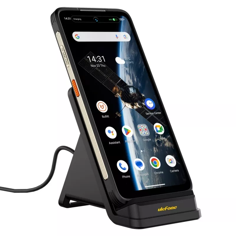 UleFone WCS01 belaidis greitasis įkroviklis — 50 W USB Type-C, belaidis greitasis įkrovimas, juodas