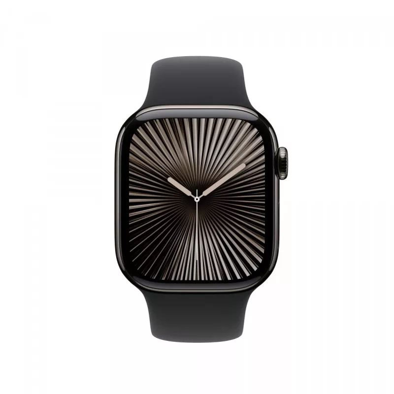 Apple MXLJ3ZM/A sportinė juosta iš fluoroelastomero, juoda