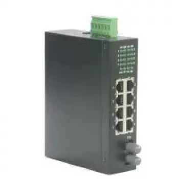 Tinklo jungiklis ROLINE Industrial Switch 7x RJ-45 1x ST nevaldomas, full duplex