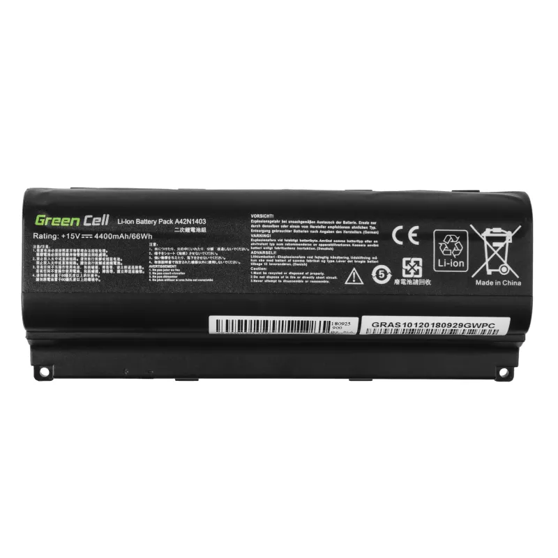 Baterija Green Cell AS128, skirta ASUS ROG G751 serijos nešiojamiesiems kompiuteriams