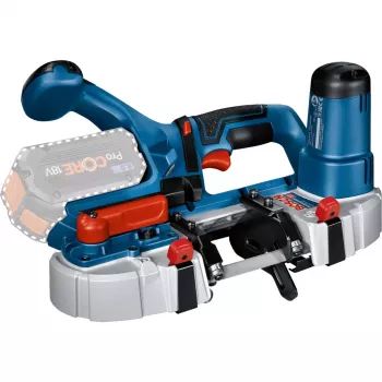 Nešiojamasis juostinis pjūklas Bosch GCB 18V-63 CLC 162 m/min (be akumuliatoriaus)