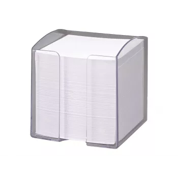 Kvadratinis permatomas užrašų bloknotas Durable TREND 105x100x100 mm