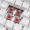 Klaviatūra Sharkoon SGK25 75% QWERTZ USB laidas RGB LED balta
