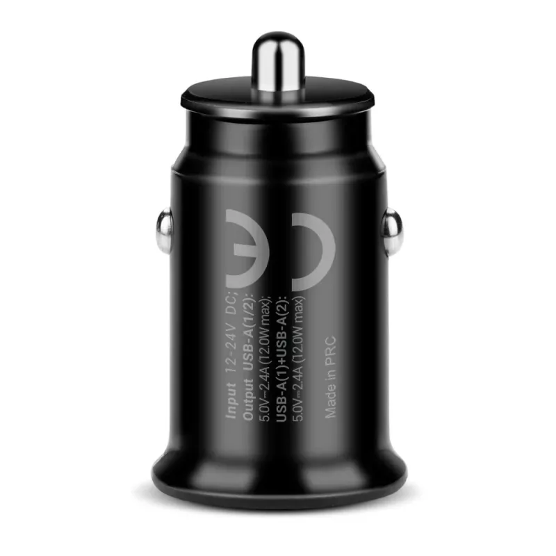 Automobilinis kroviklis everActive CC-25, 2x USB, 12W, 12V–24V