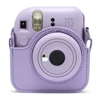 Komplektinis dėklas Fujifilm 4177085 Violetinis, skirta Instax Mini 12, su peties dirželiu