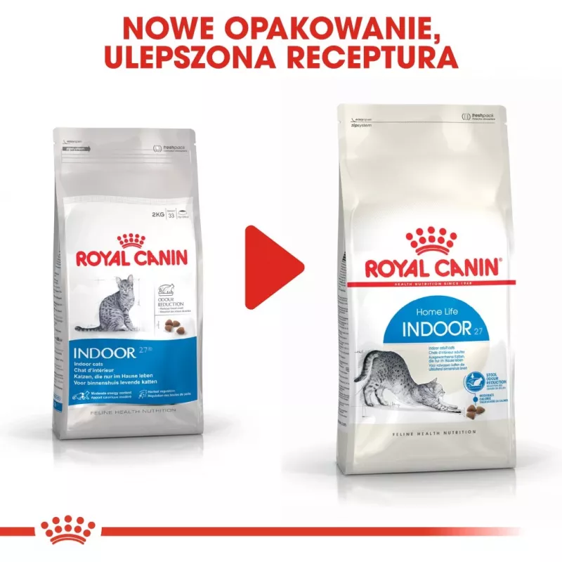 Sausas kačių ėdalas Royal Canin Home Life Indoor 27 Suaugę 2 kg