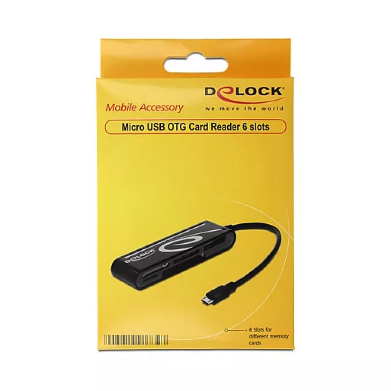 Card Reader DeLOCK 91732 USB 2.0 juodas