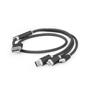 USB 2.0 laidas Gembird CC-USB2-AM31-1M — USB A jungtis, 1 m, juodas