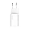 Baseus Super Si belaidis įkroviklis 20W USB-C PD baltas