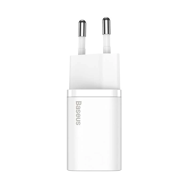 Baseus Super Si belaidis įkroviklis 20W USB-C PD baltas