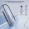 UNITEK aktyvus USB-C centras 10 Gbps, M.2, HDMI, PD 100W