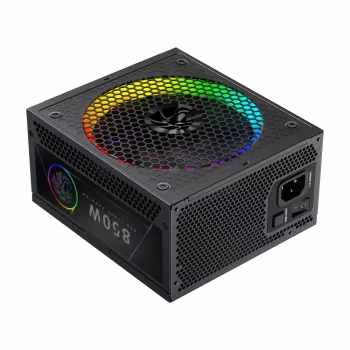 Gamemax RGB 850G 850W maitinimo blokas, 80 PLUS Gold, modulinis